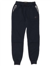MCKENZIE Mens Tracksuit Trousers Joggers Small  Navy Blue Polyester DB04