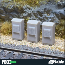 Model railway scenery layout OO gauge hornby lineside electrical cabinets x6