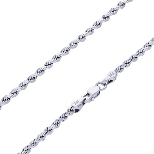14k white gold 5mm - gold, 1.5mm-5mm