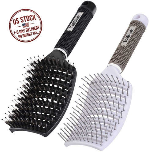 Boar bristle hair brush - bristle,