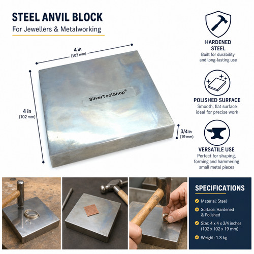 Jewellers steel anvil - jewellers, 4