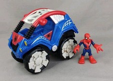 Playskool Super Hero Adventures Flip-Out Stunt Buggy & Spider-Man Action Figure
