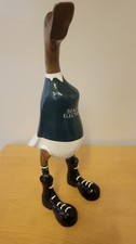 Wooden Football Duck Plymouth