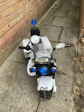 Electric Police Motorbike With Sirens 