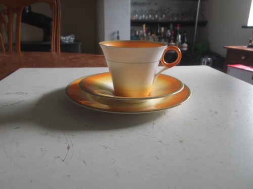 1933 art deco shelley trio - art,