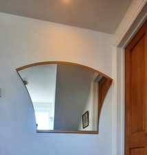 Large Vintage Unusual Wall Mirror By Gautier