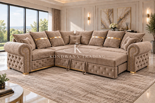 Luxury chesterfield corner - luxury,