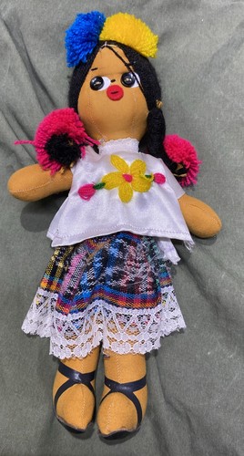 Vintage mexican cloth - cloth, doll