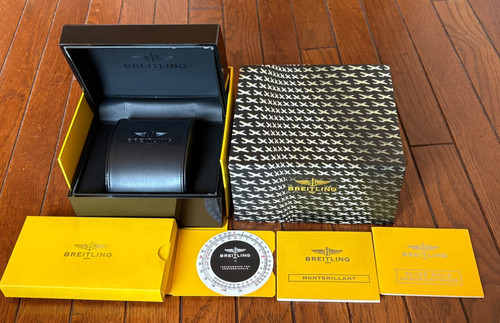 Breitling empty watch box with - empty,