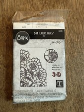 Tim Holtz Sizzix Multi-Level Texture Fades Embossing Folder - Doily 665735 NEW