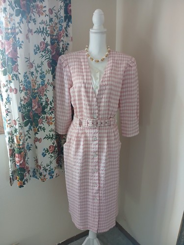 Vintage 80s secretary - vintage, dress