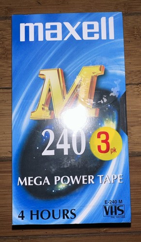 Blank vhs tapes - 3x,