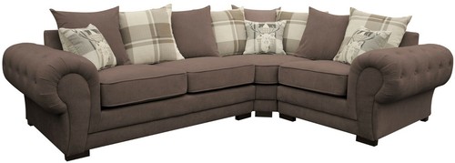 Corner sofa verona fabric left - fabric,