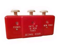 Retro Vintage Plastic Decimal