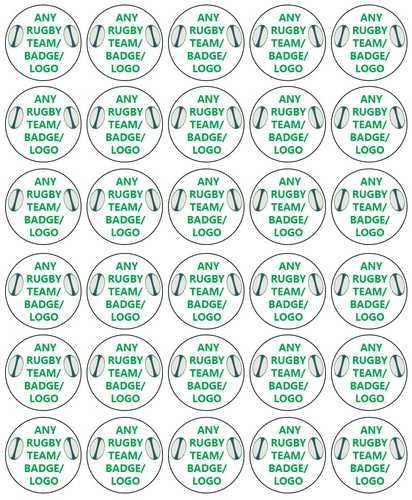 Any rugby team cupcake toppers - any,