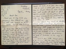 WW2 WARTIME LETTER FROM A