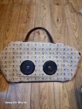 Drop Dead Speaker Bag Large Vintage Travel Handbag