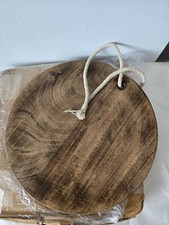 Wood Cutting Board Wooden Chopping  Meat Bread Serving   (Read Description )