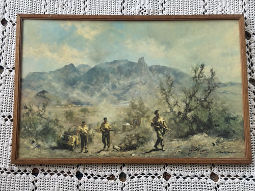 Dhala patrol from the - the, painting