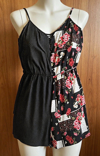 George black floral - black,