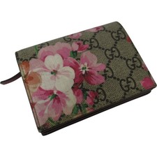 GUCCI Floral GG Supreme Wallet