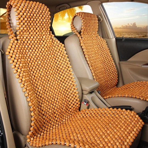 Wooden beaded car seat cover - beaded,