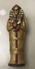 Gold Egyptian Tutankhamun Statue Sarcophagus Mummy Figurine Ornament