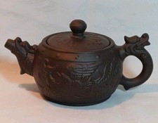 Chinese clay teapot dragon - chinese, teapot.