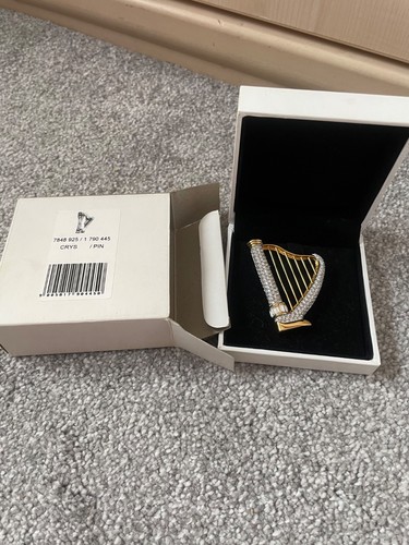 Swarovski harp brooch in - brooch.,