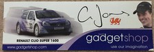 Renault Clio Super 1600 Rally Car Sticker British Championship WRC Gareth Jones