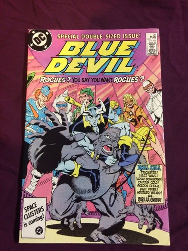 Blue devil signed by gary - blue,