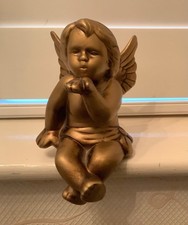 Vintage Gold Tone Ceramic