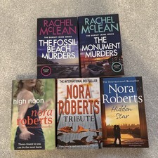 5 Crime Thriller Mystery Book Bundle, Nora Roberts, Rachel McLean