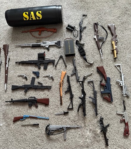 Hasbro action man weapons and - action,