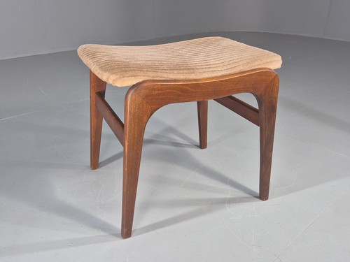 Vintage mid century footstool - vintage,