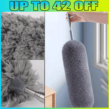 Extendable Handle Feather Duster Long Telescopic Duster Static Duster Brush