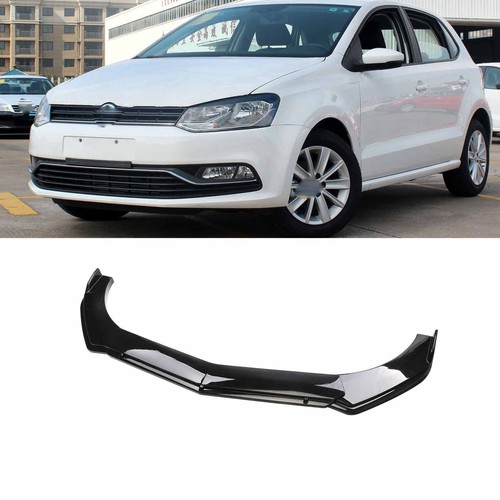 Black front bumper - front, spoiler