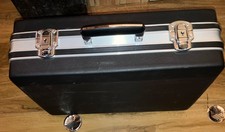 Hard Shell Briefcase Black & Chrome