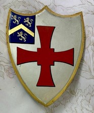 Vintage Durham University, Coat of Arms Crest, Hand-painted