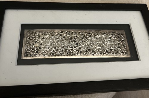Vintage pierced brass panel - vintage,