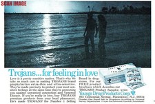 1973 Advert for TROJAN Ultra-Sensitive Lubricated CONDOMS Print Ad 720/132