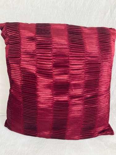 Wine satin cushions - satin,