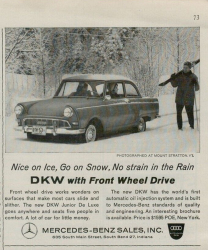 1962 dkw junior luxe front - dkw,