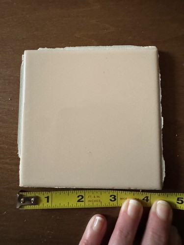 Vintage 1950 ceramic tile - vintage, 1950’s