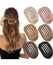 Flat Oval Claw Clips for Thick