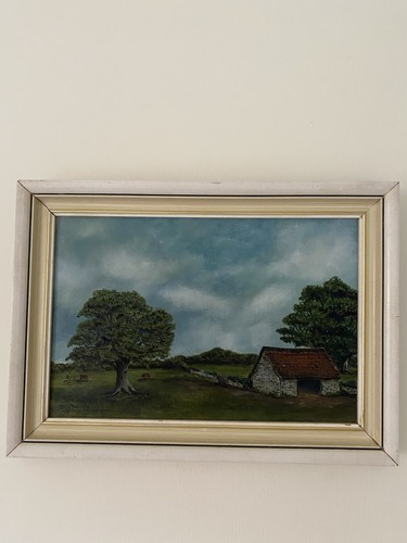 Vintage original oil painting - vintage,