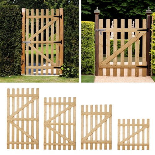 Wooden garden gate round - garden,