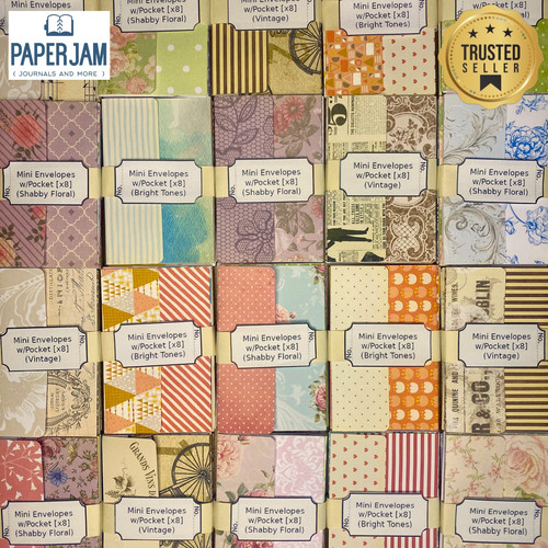 Mini handmade envelopes with - handmade,