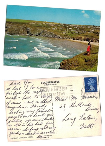 Postcard the bay mawgan - -,