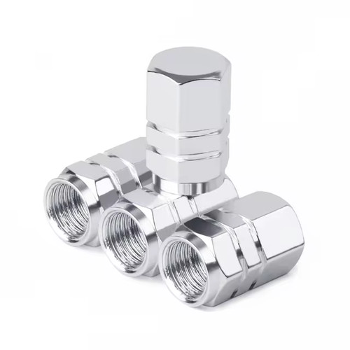 Valve dust caps silver - dust,